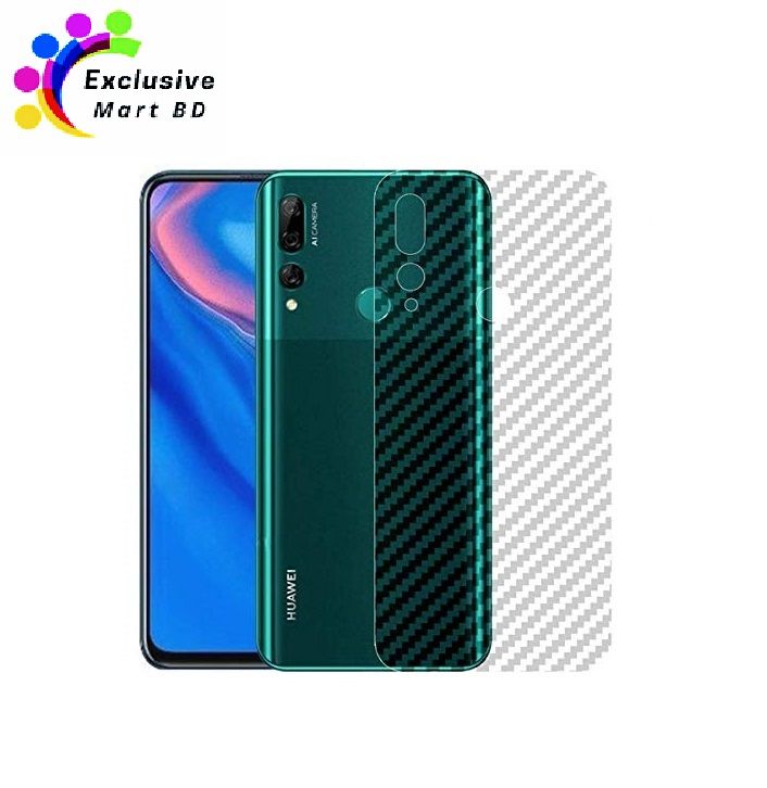 Huawei Y9 Prime 2019 Carbon Fiber Sticker Vinyl Back Poly Skin Protector