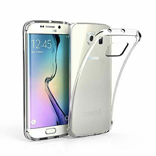 Soft Silicon Transparent case back cover FOR Samsung Galaxy S6 Edge