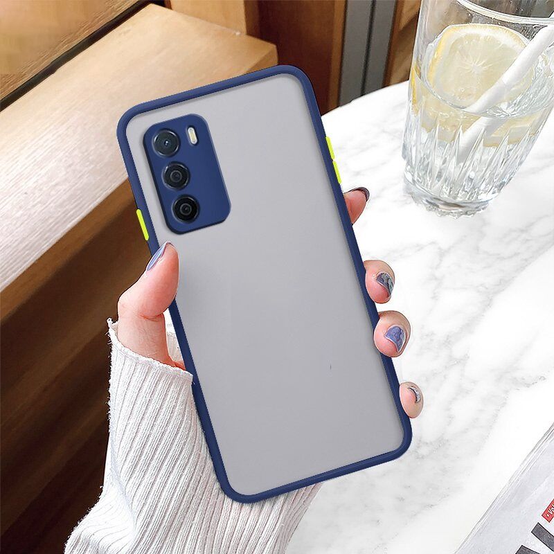 For Xiaomi POCO M3 Back Cover [Camera Lens Protection] Luxury Translucent Matte Protective Case Soft Silicone Bumper Shockproof Mobile Phone Cases