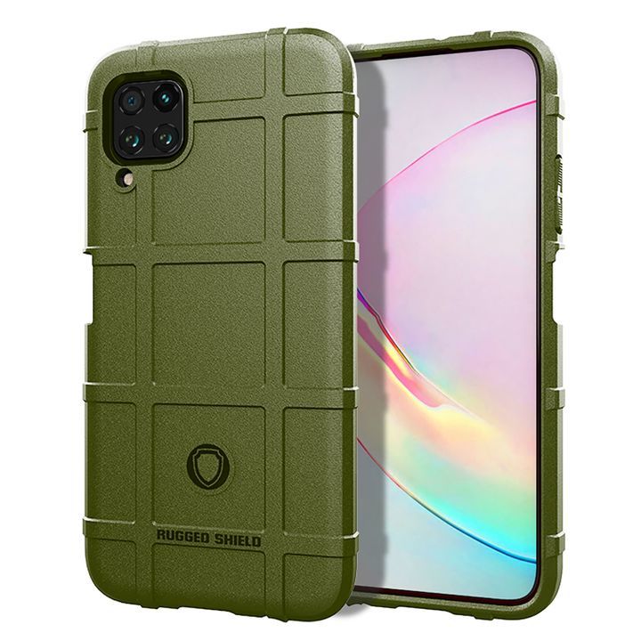 For Huawei Nova 7i Soft TPU Heavy Duty Rugged Shield Armor Tough Shockproof Protection Case Cover