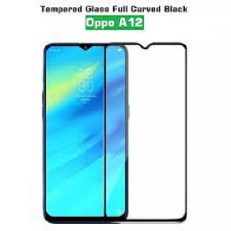 Oppo A12 / Oppo A11k Full Cover Glass HD Clear Scratchproof Tempered Glass Screen Protector