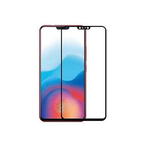 Vivo V9 5D Glass Screen Protector - Transparent and Black