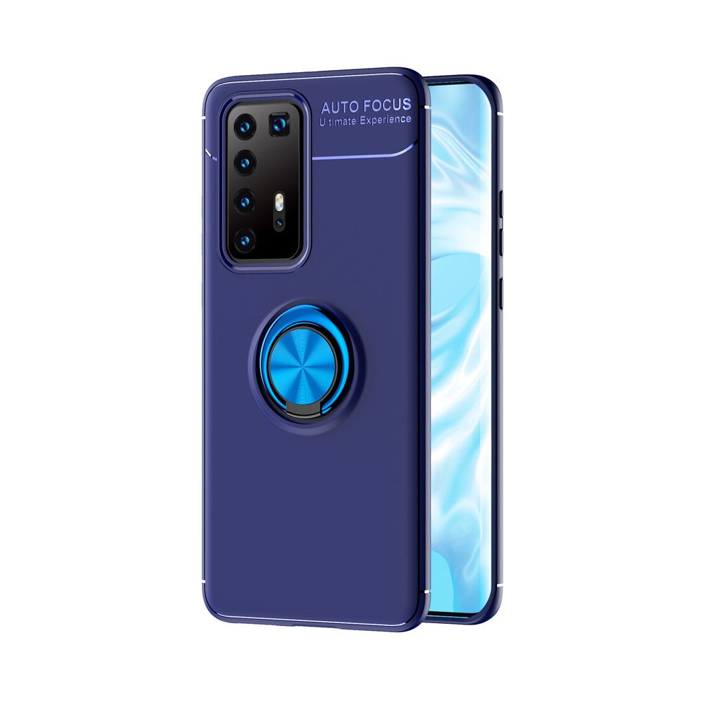 For Huawei P40 Pro+ Case Slim Mix Color Fashion Softcase Back Cover with Ring Stand