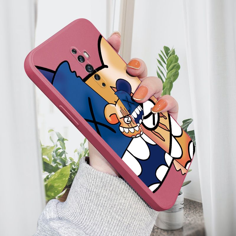 AMORVOR for OPPO Reno 2F/Reno 2 Z Back Cover Fashion Popular Side design Soft Case Liquid Silicone Phone Cases