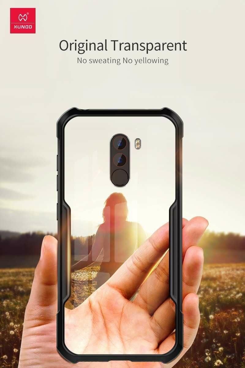 For For Xiaomi Poco F1/ Pocophone F1  XUNDD Back Cover  - Black
