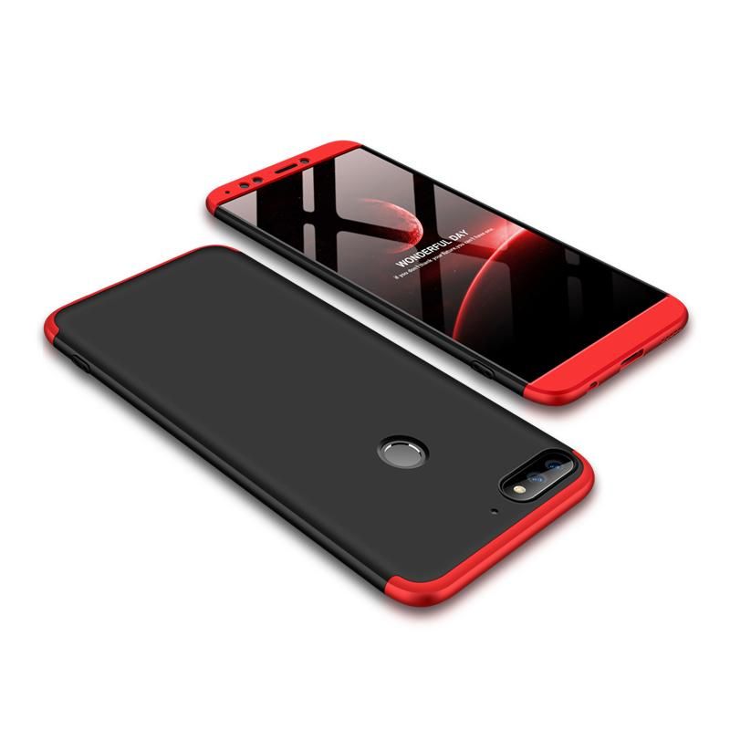For Realme 5i Realme 5 Realme 5 Pro 360°Full Protection 3 in 1 Ultra Slim Hard Plastic Phone Case Armor Hybrid Phone Case Cover