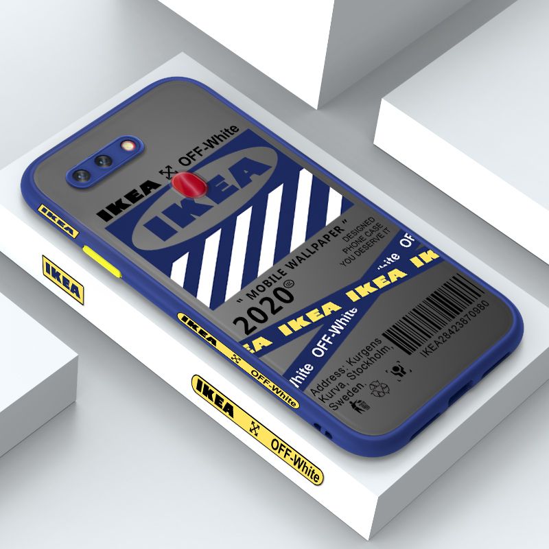 ZeroQiQi for OPPO R15 Case Zebra Crossing Side Printed Pattern Design Phone Cover Frosted Ultra Thin Protective Phone Case