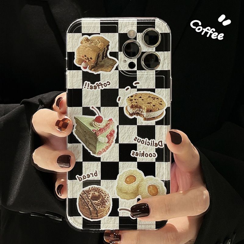 Food Pattern Silicone Cover Mobile Phone Protective Case