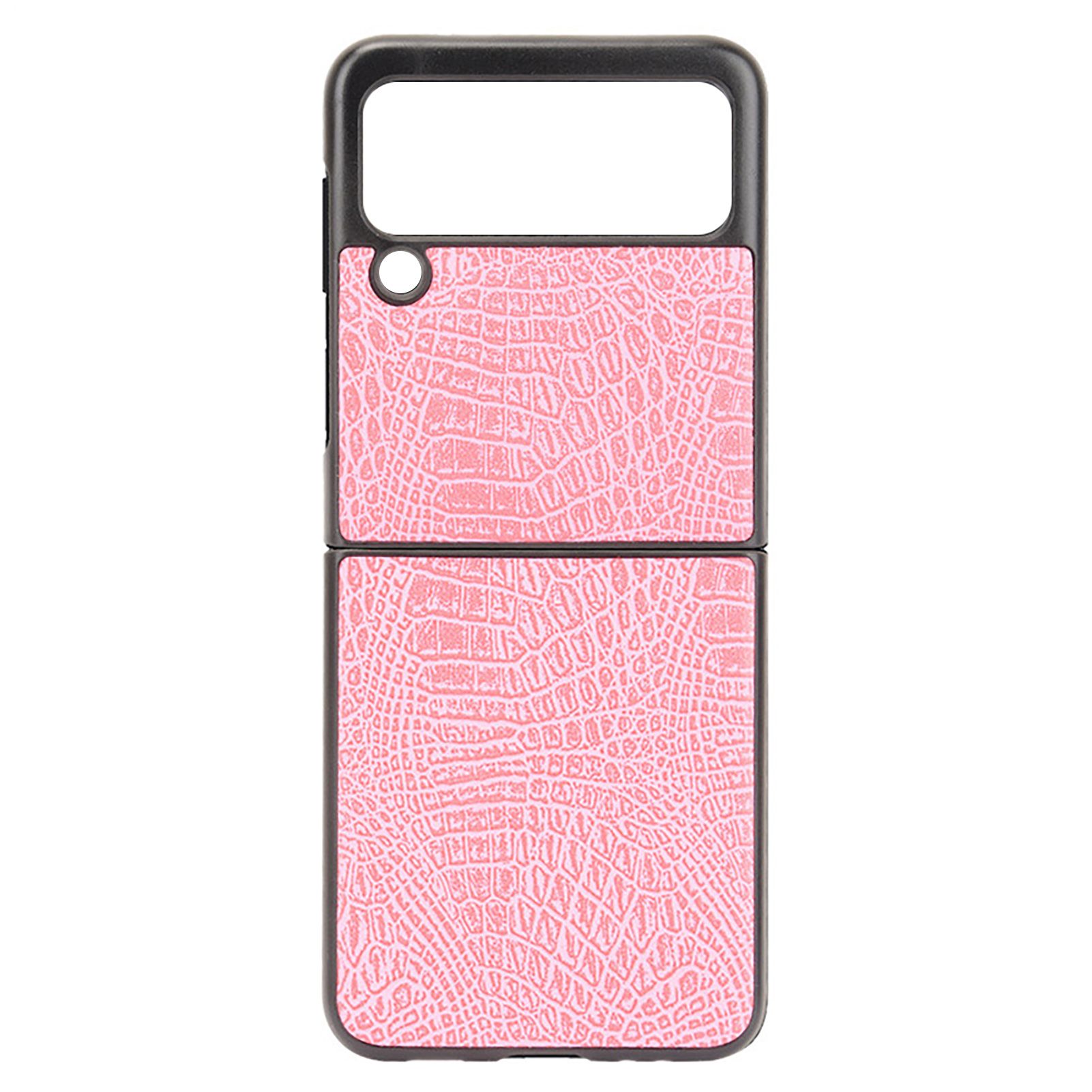 Phone Bk Cover Shock-proof Crocodile Pt Phone Protective