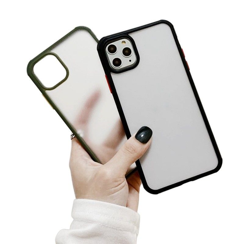 Transparent Matte Case For iPhone 11 Pro Max SE 2020 Soft Silicone Frame Shockproof Phone Case For iPhone 6 6s 7 8 Plus X XR Xs