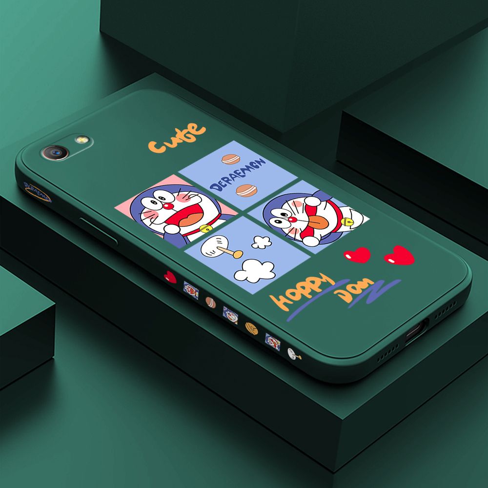 Hontinga for OPPO F1S Case Side Design Cartoon Cute Cat Back Cover Soft Square Edge Pattern Liquid Silicone Trend Phone Cases