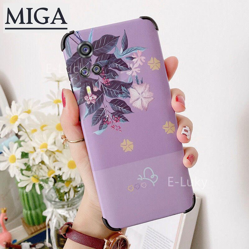 Phone Case Samsung Galaxy A32 A52 A72 4G / 5G Case Ins New Romantic Rose Purple Style Matte Casing Samsung A52 A71 Silicone Shockproof Hard Cover