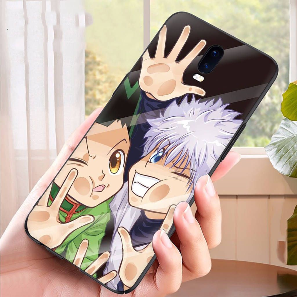 Anti-fall phone Case OPPO A3s A5s A5 A9 A8 A31 A32 A53 A73  4G A92 A72 A52 A12 A12S A12E A15 A15S A59 A83 A93 Silicone Phone Cover Case Anime Hunter x Hunters
