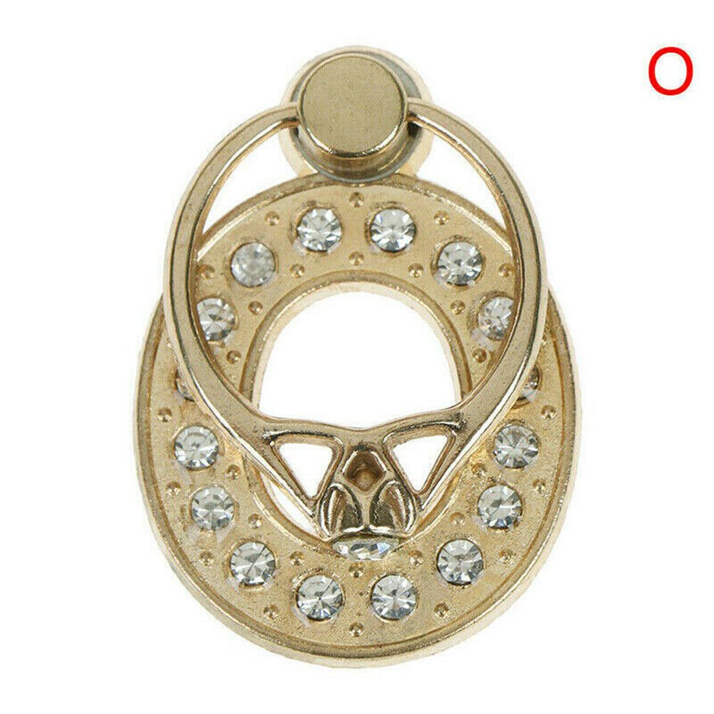Multi-function Phone Ring Holder Ultra Thin Diamond Letter Support Bracket Stand
