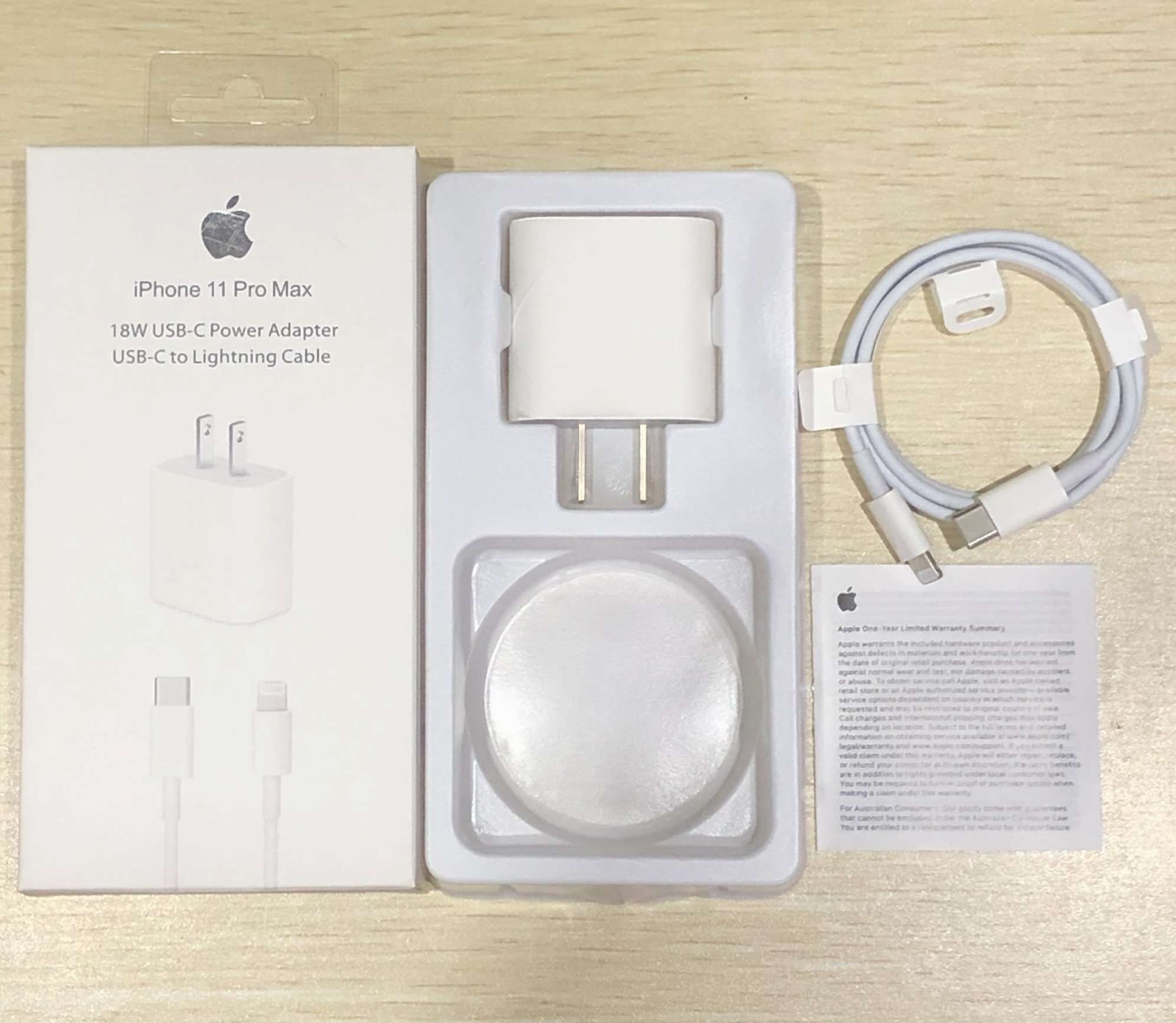 iPhone11 Pro Max Fast Charger 18W USB-C Power Adapter USB-C to Lightning Cable For iPhones XS / iPhones XS Max / iPhones XR / iPhones X / iPhones 8