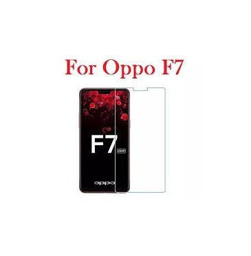 Oppo F7 Tempered Glass Screen Protector 2.5D- Clear Transparent