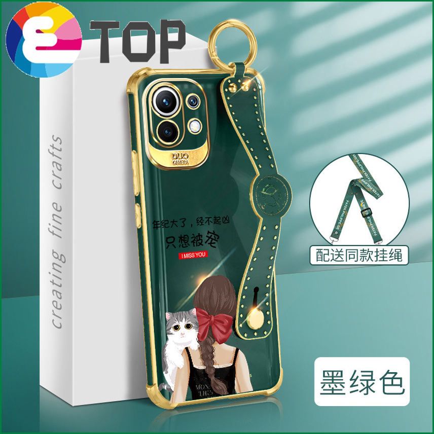 Suitable for millet 11 chassis diagonal strap lanyard millet 11pro just want to be pampered wristband protective sleeve ultra tide