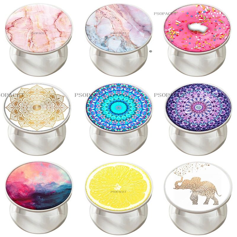 Universal Mobile Phone Holders Fashion Finger Grip Ring Holder Pocket Socket Expanding Stand For Mobile Phone Accessories