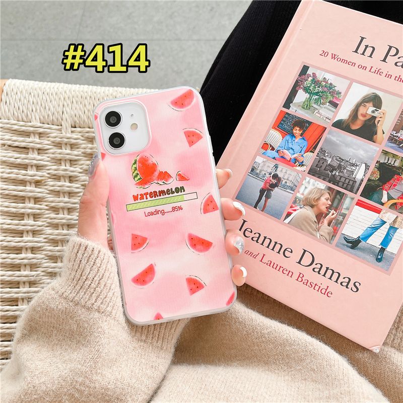 Case VIVO Y15 V19 Y11 Y20 Y17 Y91 Y12 Y91C Y91i Y50 Y30 Y93 Y12S Y95 Y20i Y30i Y20S Y12i Y70 Y90 Y1S Casing Soft Case Motif watermelon Pattern Custom Cover