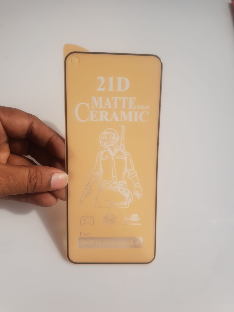 For Realme 6/7/7i value Matte Tempered Ceramic Glass And screen Protector