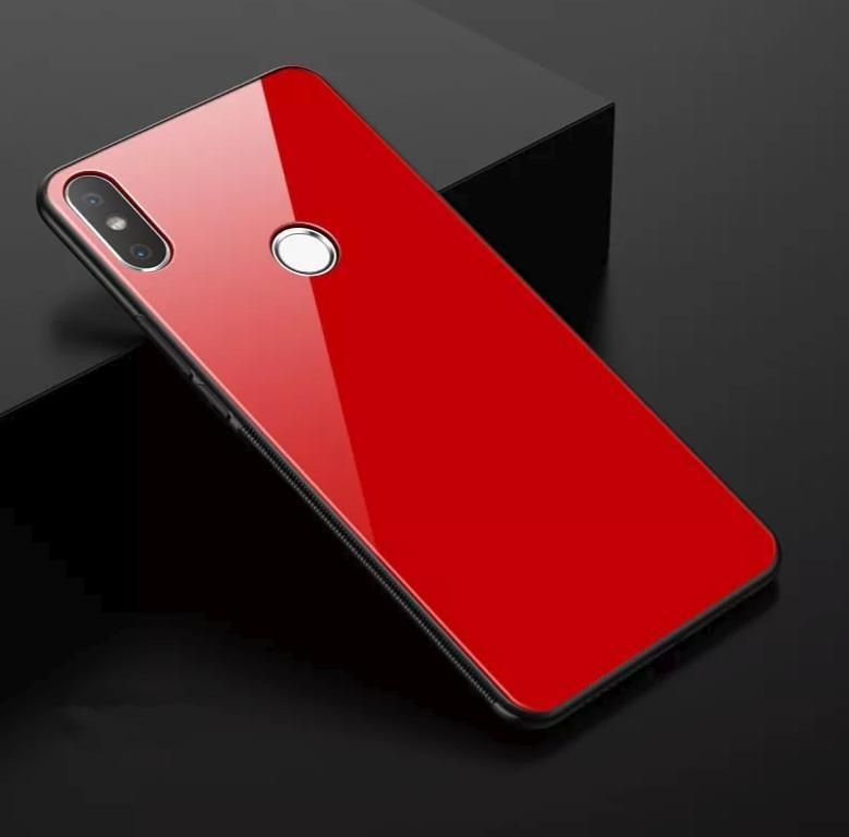 Glass Back Case for Mi A2 Lite