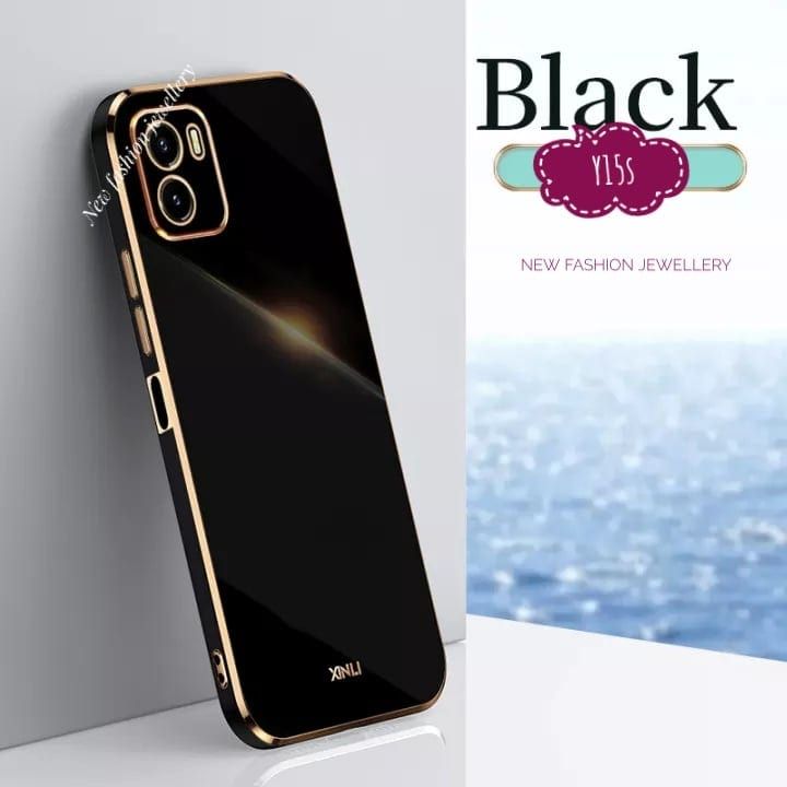 FOR VIVO Y15S  Luxury Square Plating Phone Case On  Edition  ShockProof Soft TPU Silicone Back Cover Fundas - মোবাইল ফোন - Phone - Phone - Camera