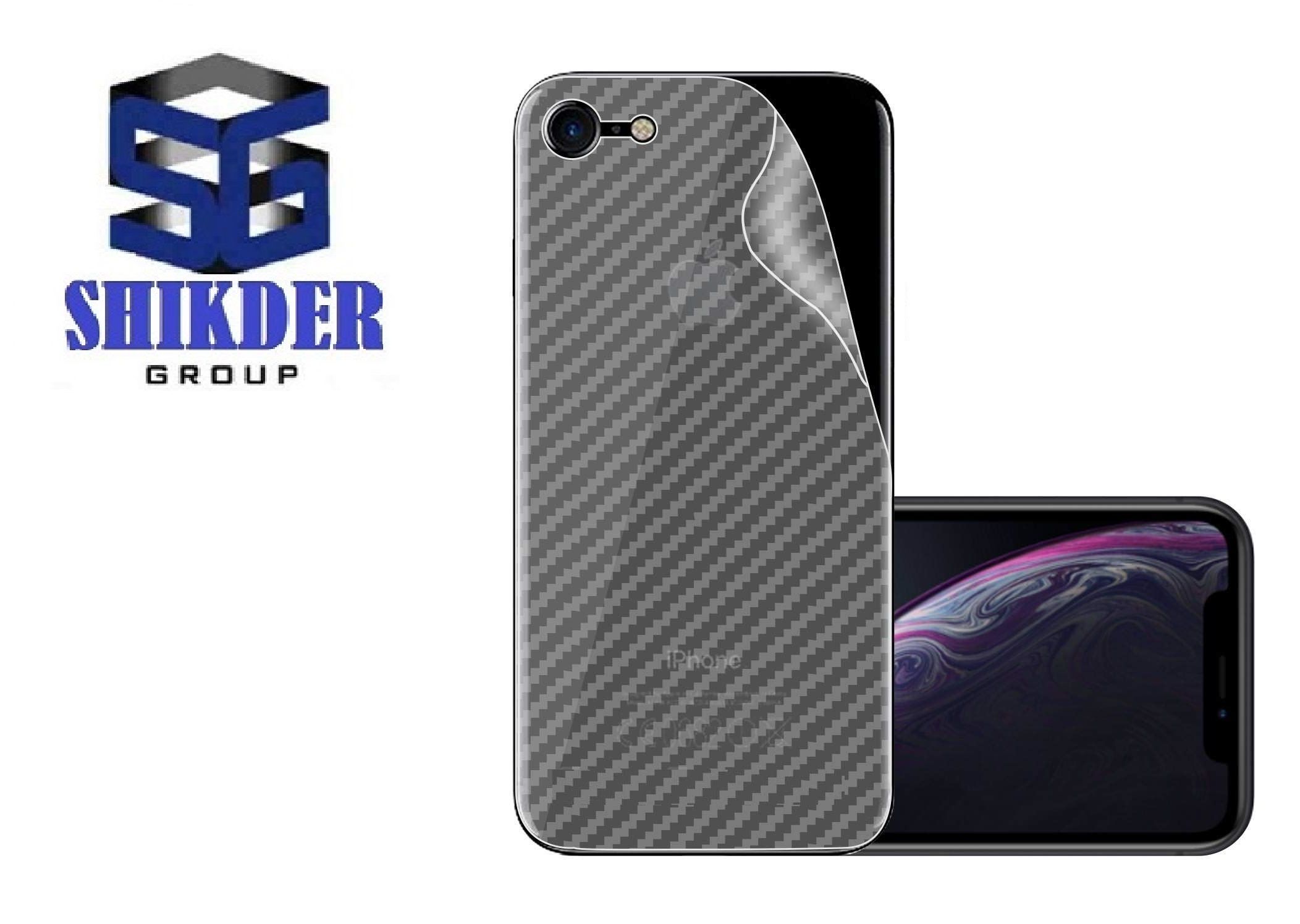 Apple_iPhone 7 carbon Fiber Sticker Vinyl Back Poly Skin Protector