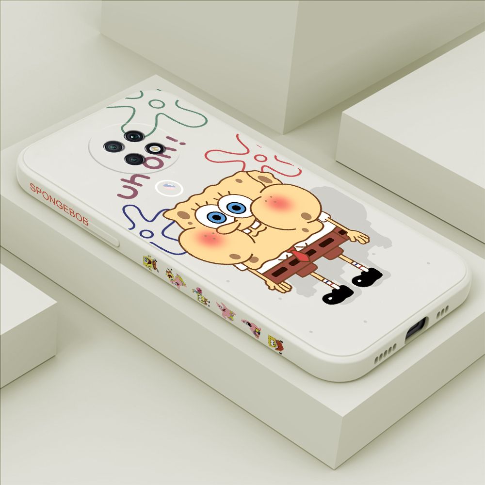ZeroQiQi for Redmi Note 9T Case Cartoon Anime Side Printing Cases Soft Liquid Silicone Phone Cover