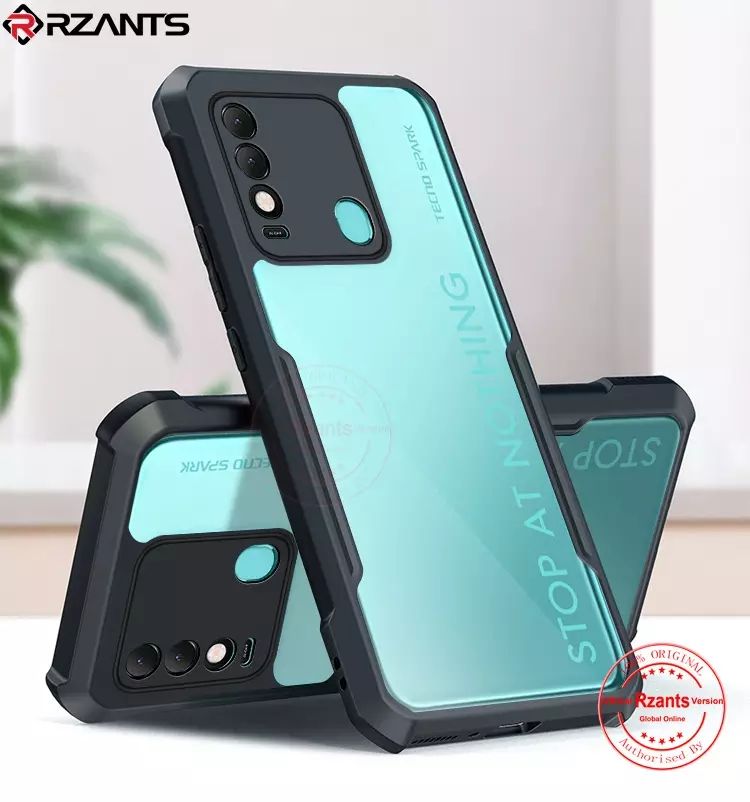 FOR TECNO Spark 8 Camera Protection Shockproof Bumper Case back cover