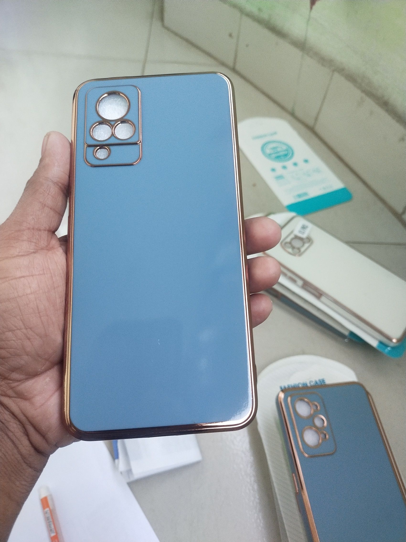 luxury back cover for vivo v21