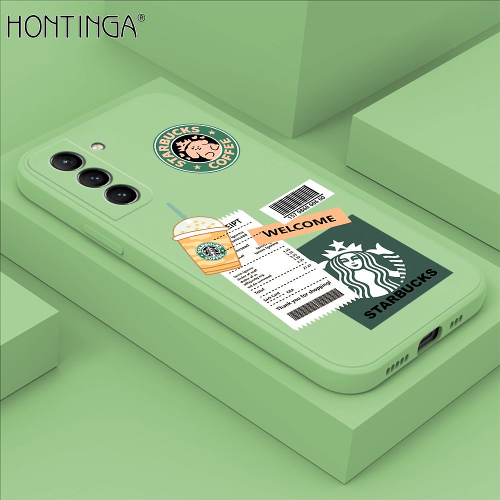 Hontinga for Samsung Galaxy S21 5G Case Cartoon Popularity Phone Case Soft Square Edge Silicone Cases Full Lens Cover Shockproof Protection Cover