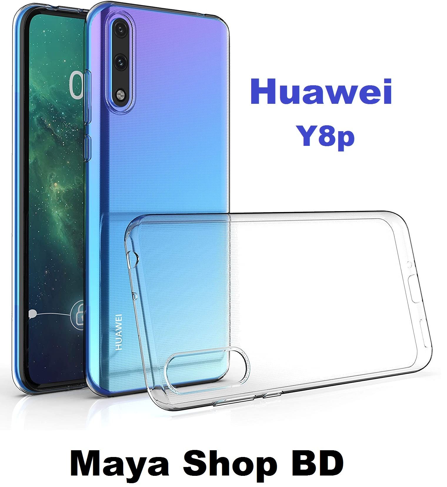 Tpu Transparent Back Cover For Huawei Y8P - Camera