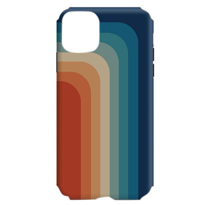 Rainbow Phone Case Explosion-Proof for iPhone 11 Tpu Silicone Cover Mobile Phone Protective Case,C