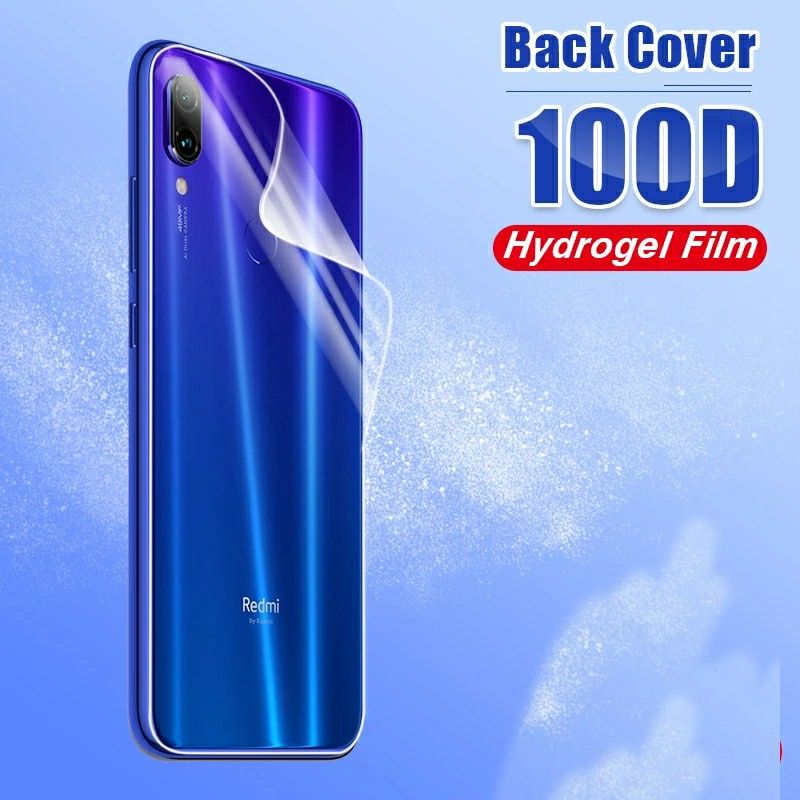 For Redmi 7 / Y3 Soft TPU  Back Full Cover Screen Protector Transparent Protective Film + Tools (Not Glass)