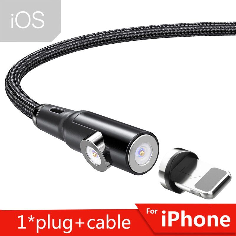 Magnetic Micro USB Cable For iPhone Samsung Fast Charging Data Wire Cord Magnet Charger USB Type C 2m 1m Mobile Phone Cable Cabo