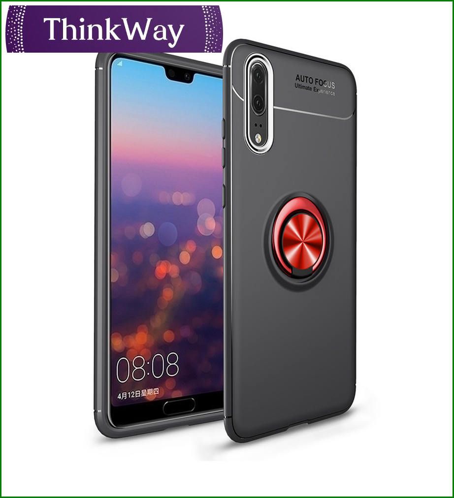 Ring Phone Case TPU Shockproof Cover For Mate9 pro & P8 Lite 2017/Glory 8 Youth Edition