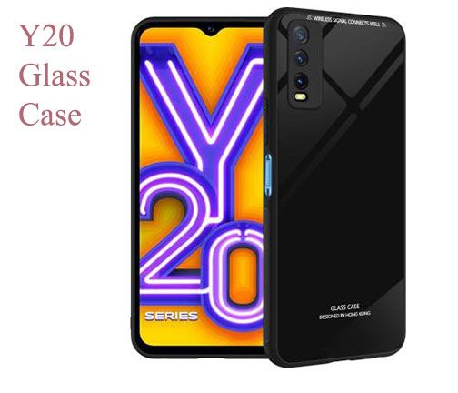 Back Cover for Vivo y12s,Vivo Y20,Vivo Y20i  (Black)