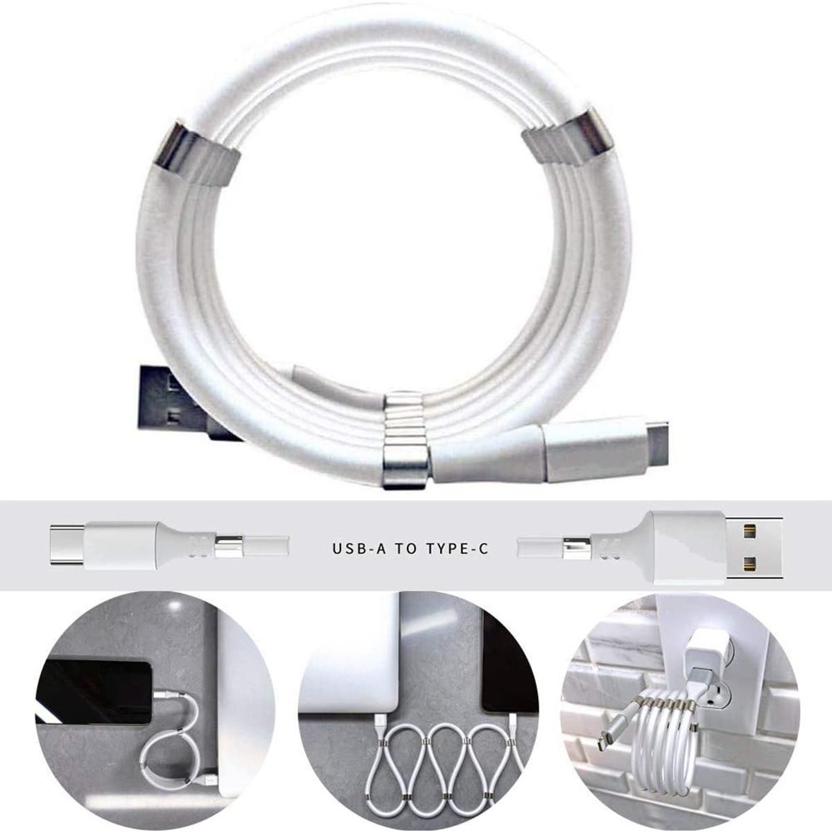 One Meter Data Charging Cable Magnetic Absorption Type C Line