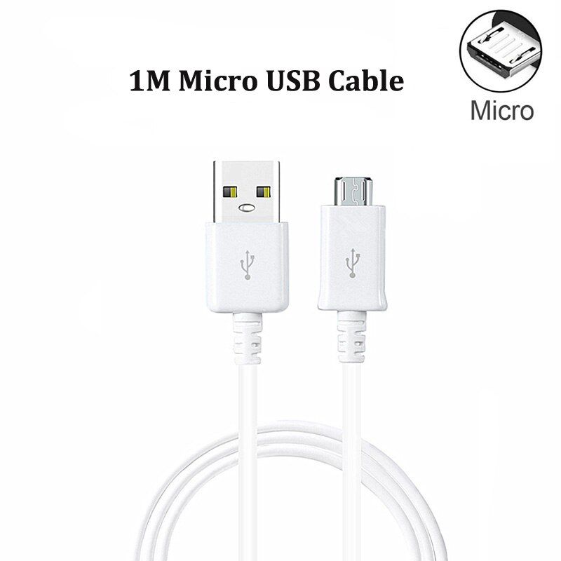Micro USB Cable Charger EU Wall Plug Mobile Phone Charger For Samsung A750 A5 A6 A7 A8 A9 2018 Huawei Y5 Y6 Y7 2018 USB Cables