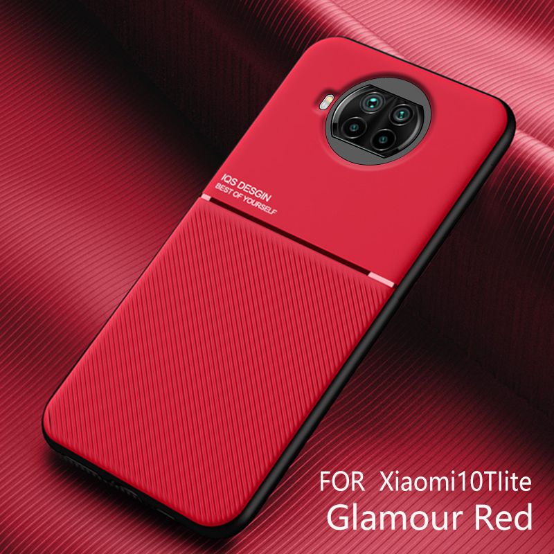 Case For Xiaomi Mi 10T Lite Casing Anti-fall Soft Non-slip Silicone Magic Grain Back Cover
