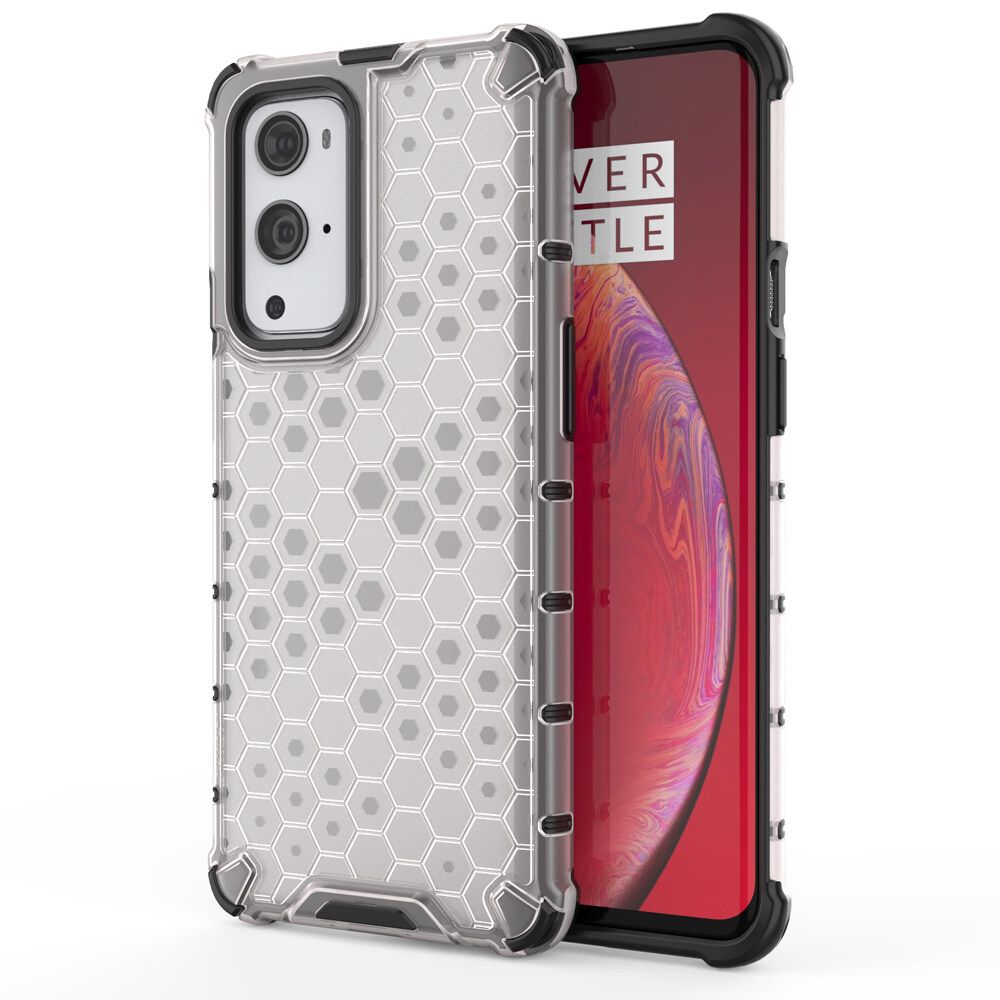 Casing for OnePlus 9 Pro Honeycomb Box PC - TPU Translucent Case Cover