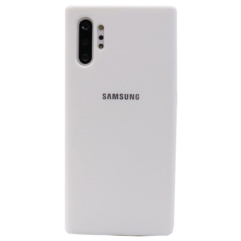 For Note 10 Samsung Galaxy Note 10 Plus  Silicone Case Silky Soft-Touch Shell Cover Note10 Note10+ Full Protection