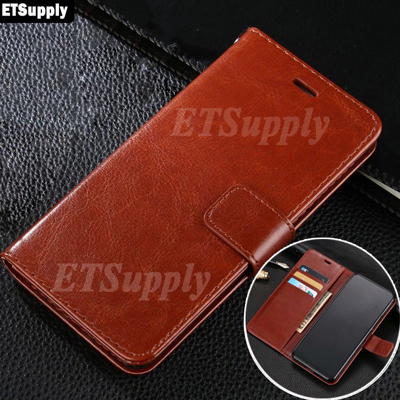 For  Pouvoir 4 Case Flip Cover Leather Classic Vintage Casing hp for  Pouvoir 4 Pro Wallet Holder Case
