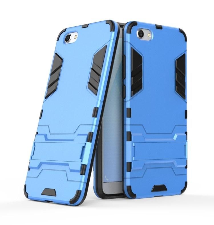 Vivo V71 Armor Shockproof Phone Back Cover - Blue