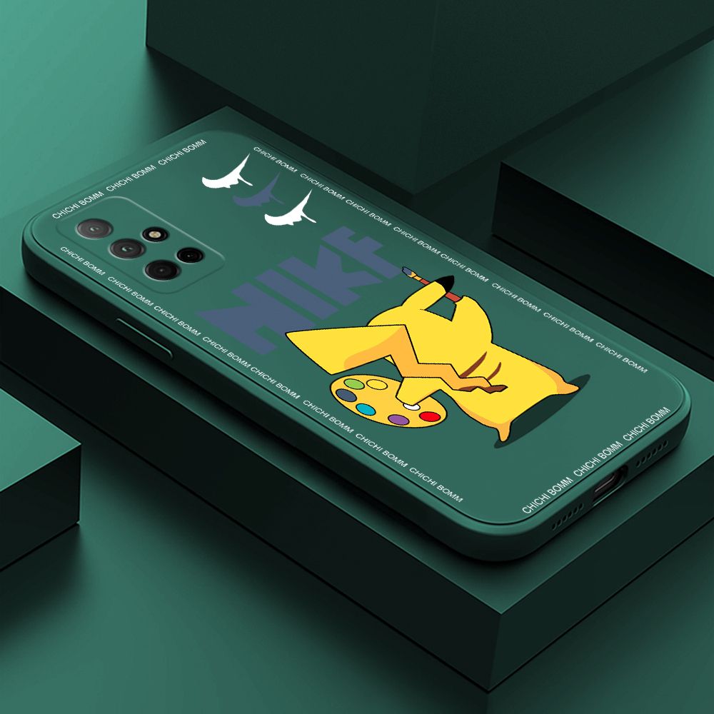 Hontinga for Honor 30S Case Fashion Cartoon Animals Phone Case Phone Case Soft Square Edge Silicone Cases Full Lens Cover Shockproof Protection Cover