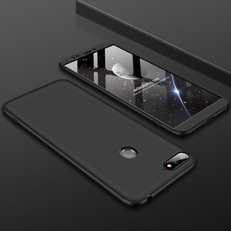 Huawei Y6 Prime 360 Degree GKK Phone Back Cover - Black