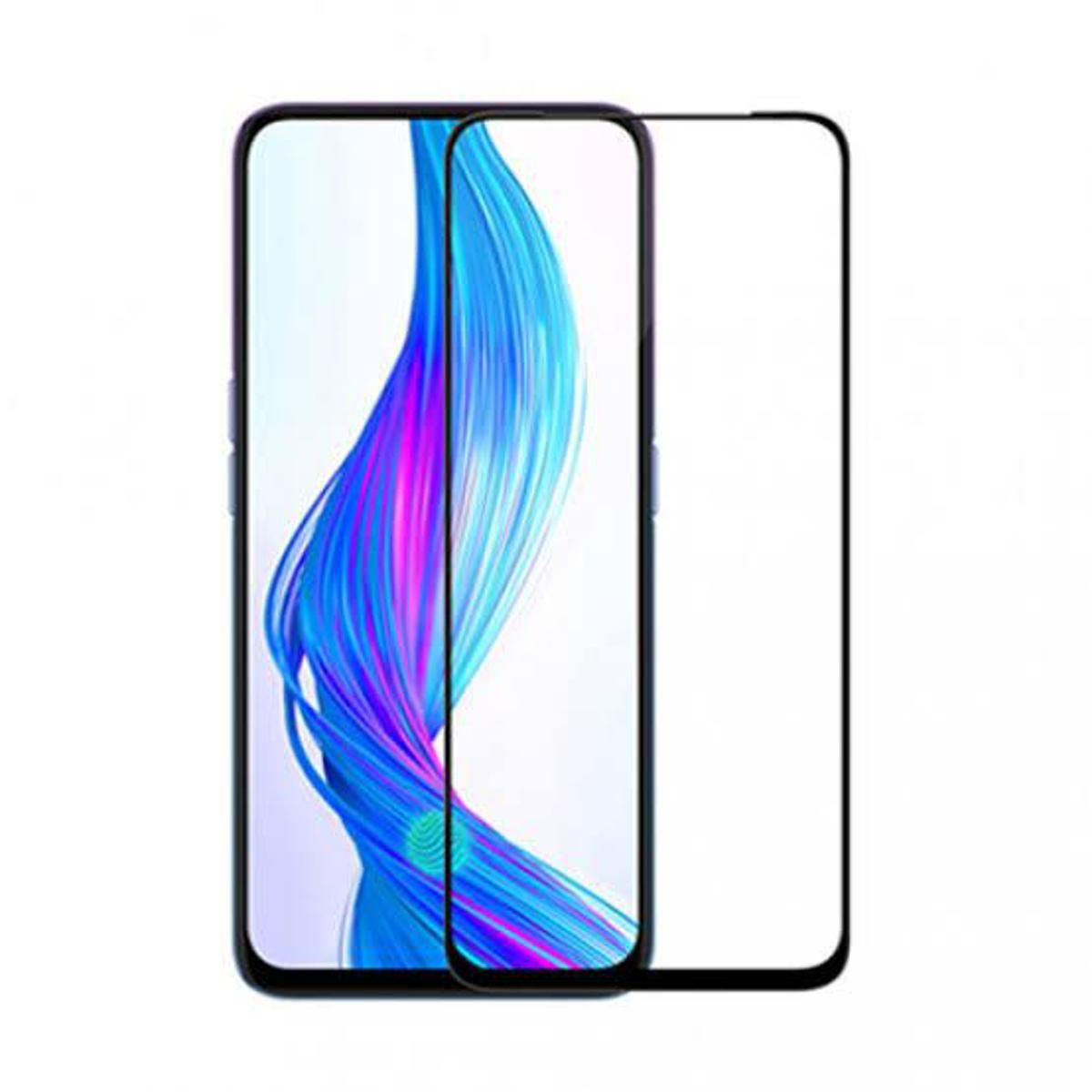 Realmee x এর জন্য টেম্পার্ড গ্লাস-কালো