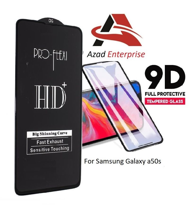 Samsung Galaxy A50s  OG HD+PRO FLEXI PREMIUM Tempered Glass Screen Protector-Transparent
