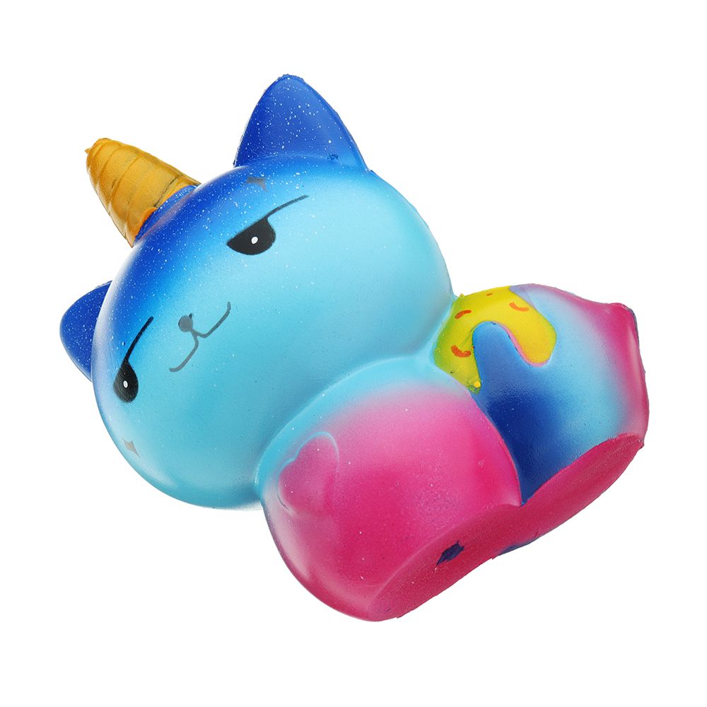 Galaxy Unicorn Cat Squishy Slow Rising Soft Gift Decor Toy -