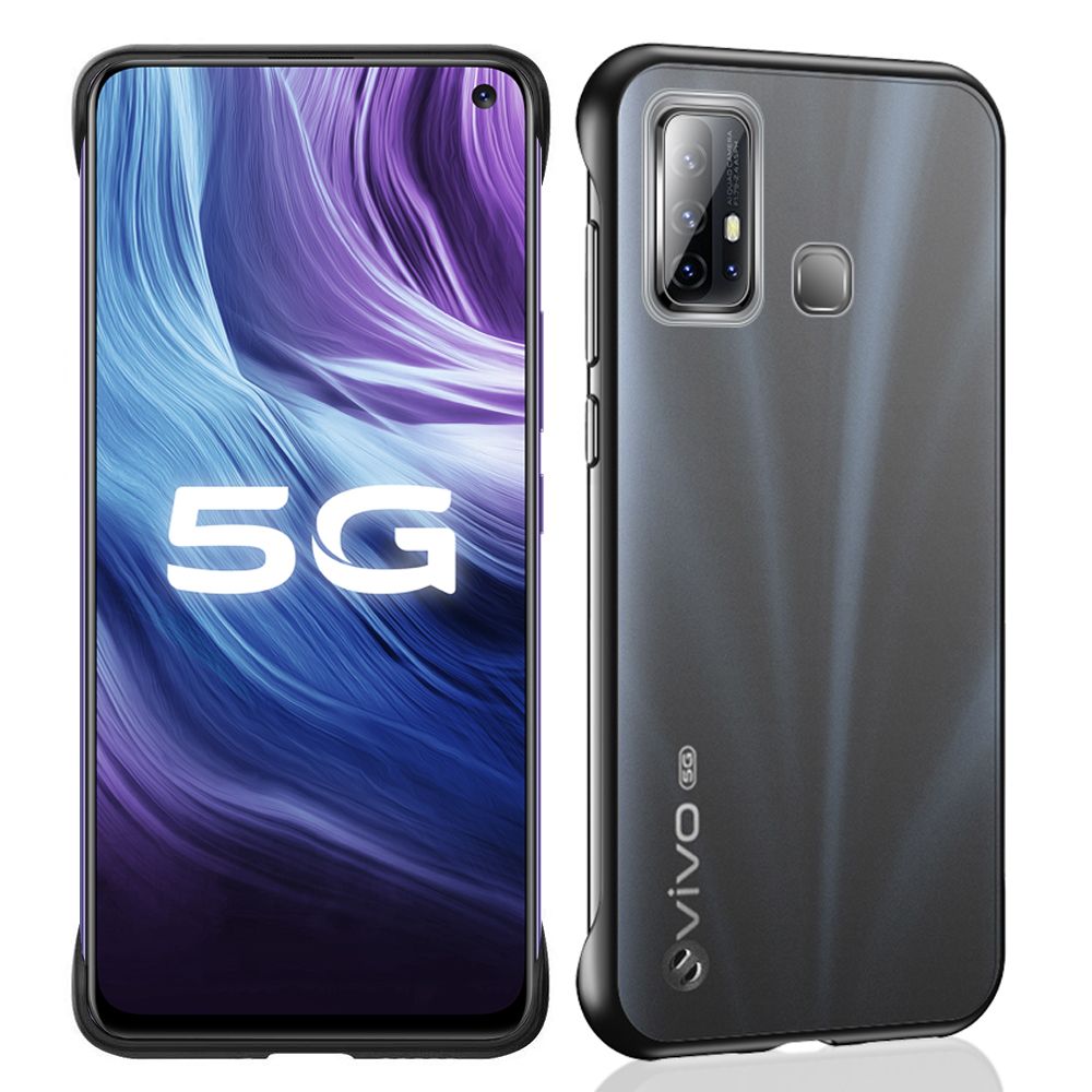 For VIVO Z6 Slim Translucent Hard Back Matte Skin Soft TPU Bumper Corners Shockproof Case Cover